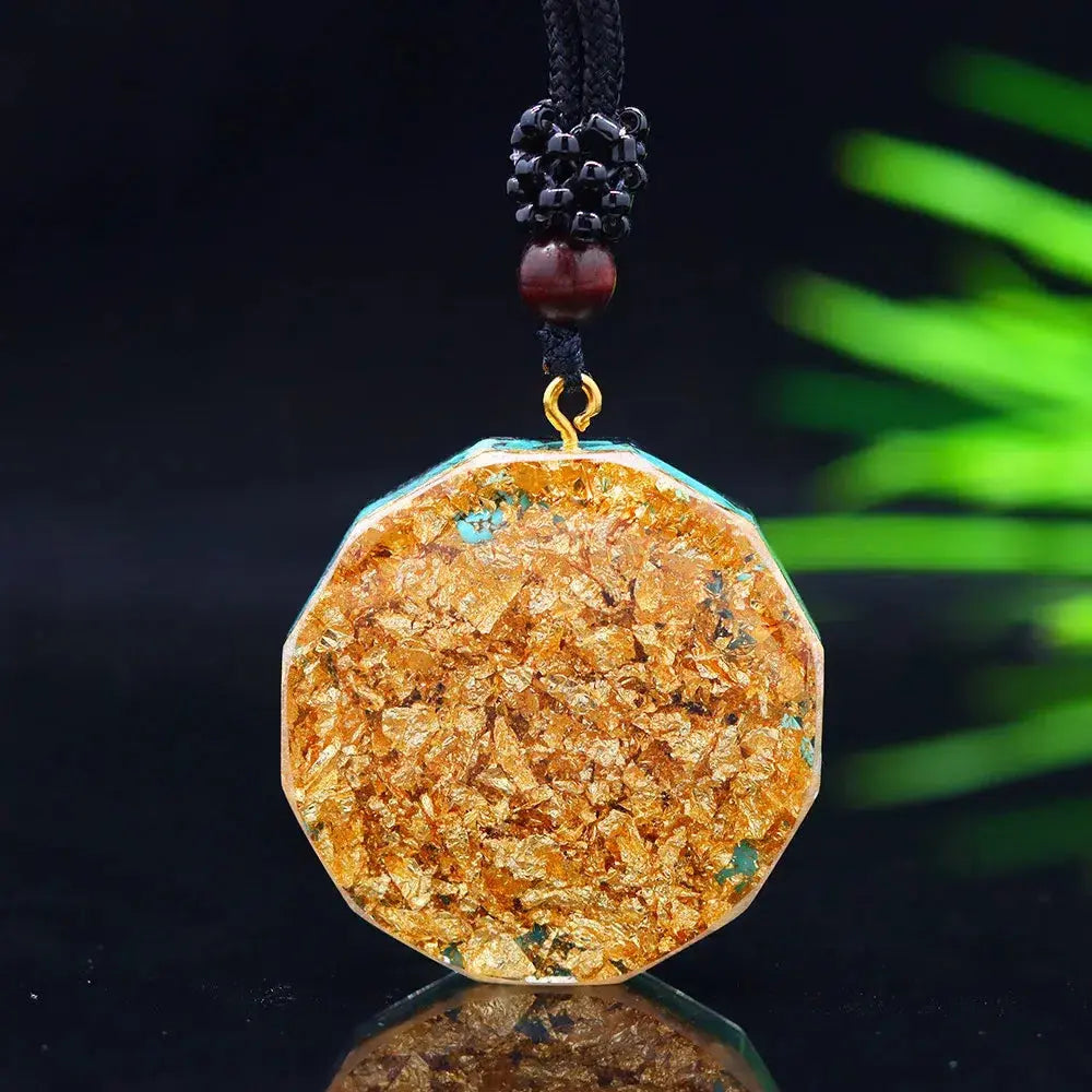 Pendentif orgonite Métatron – Turquoise mapierredeprotection