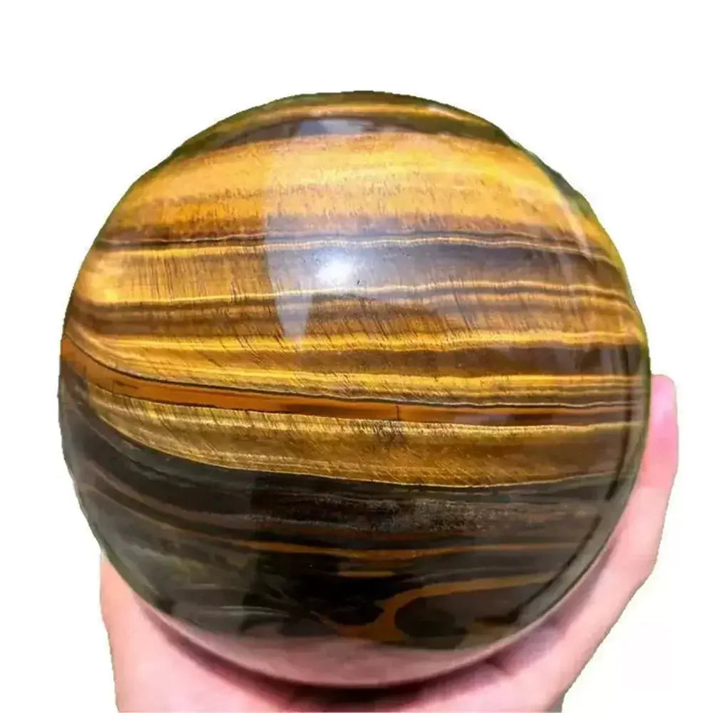 Sphère en Œil de Tigre – Protection, Confiance & Stabilité MaPierreDeProtection®