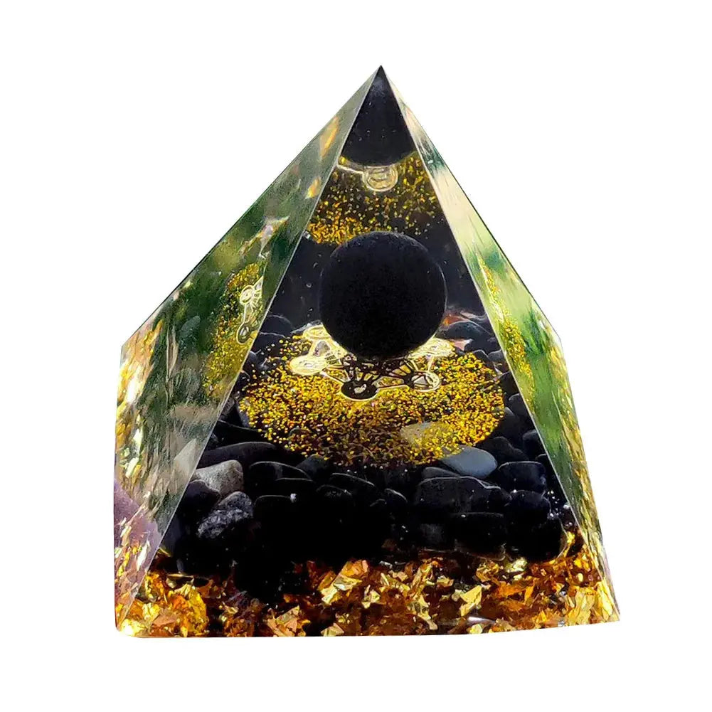Orgonite "fleur de Lotus "en Améthyste MaPierreDeProtection®