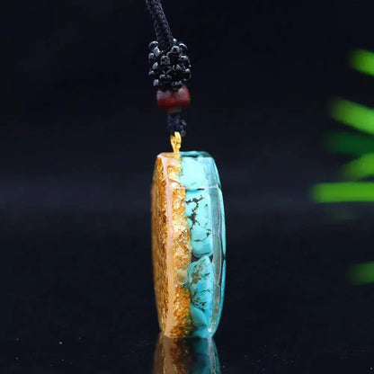 Pendentif orgonite Métatron – Turquoise mapierredeprotection