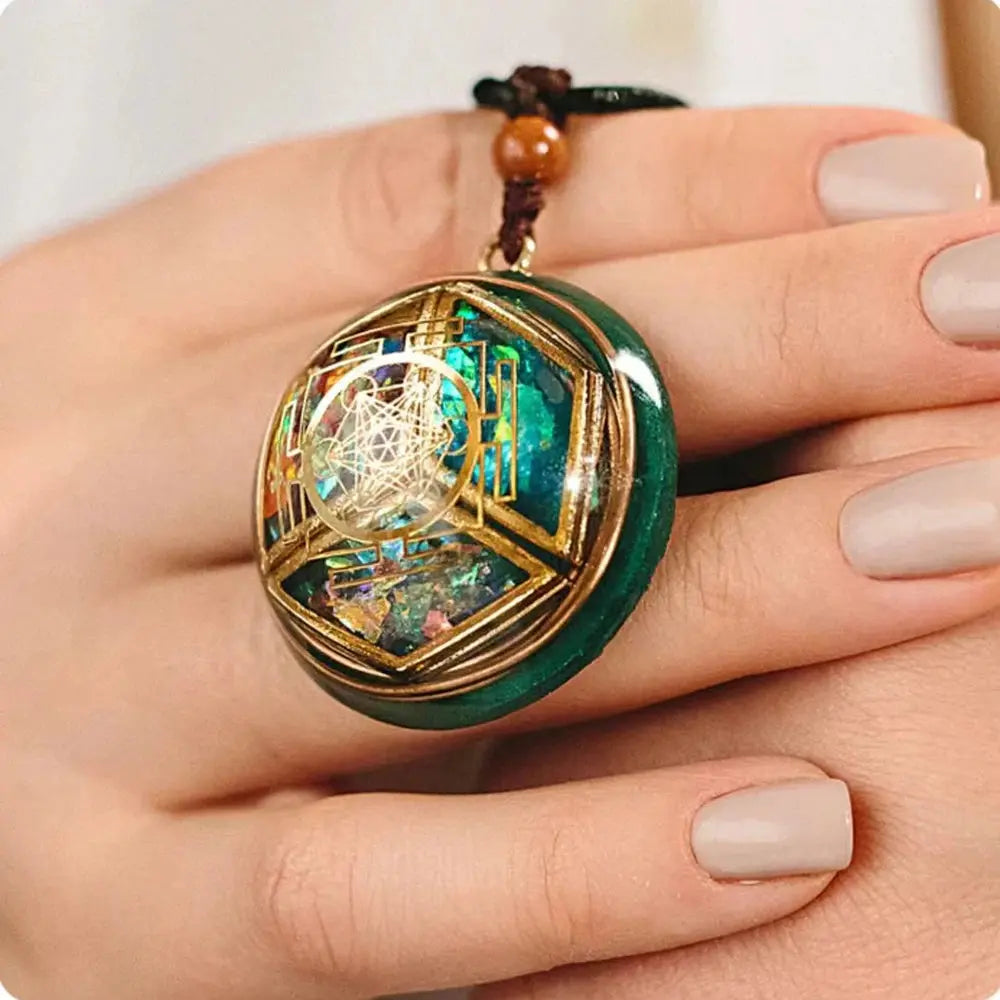 Pendentif Énergétique Cube de Metatron MaPierreDeProtection®