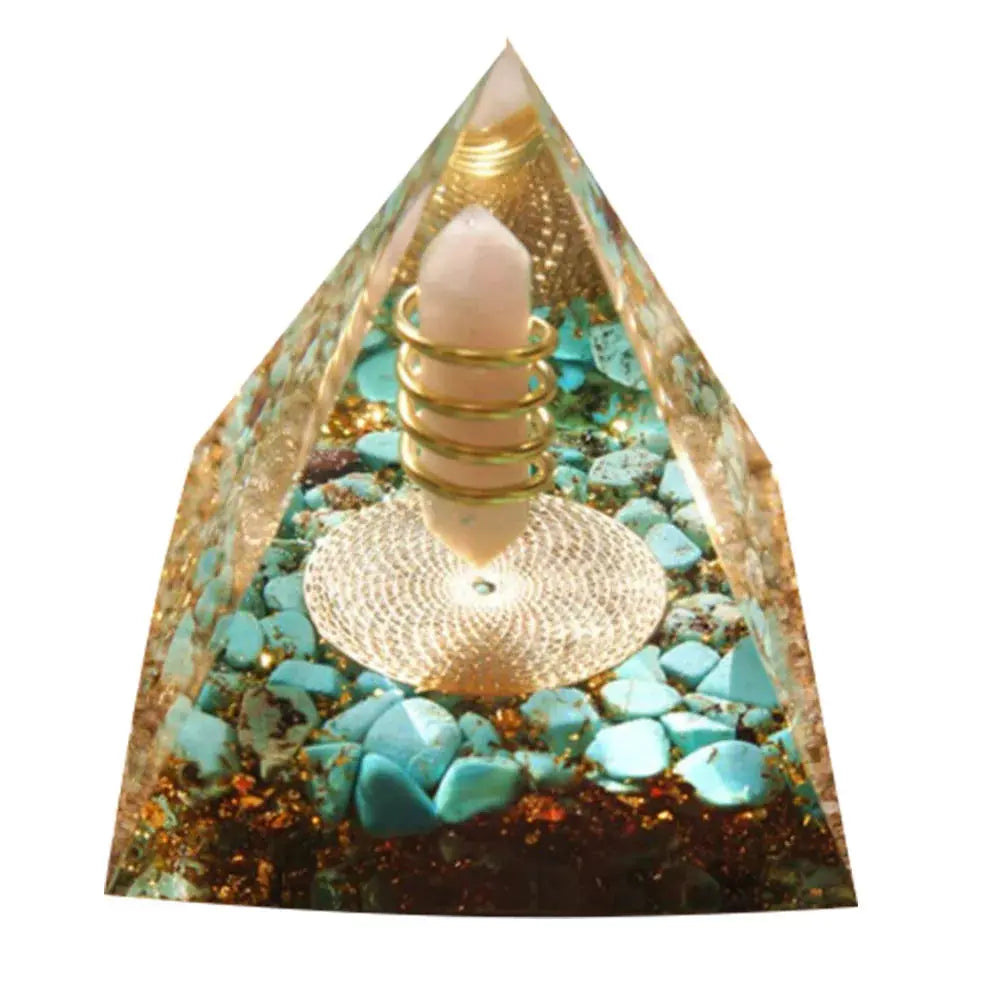 Orgonite "fleur de Lotus "en Améthyste MaPierreDeProtection®