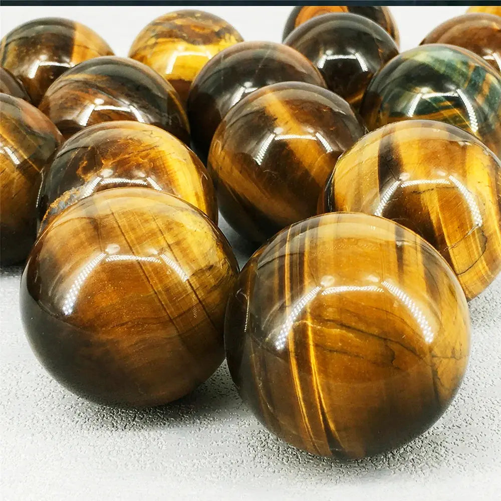 Sphère en Œil de Tigre – Protection, Confiance & Stabilité MaPierreDeProtection®