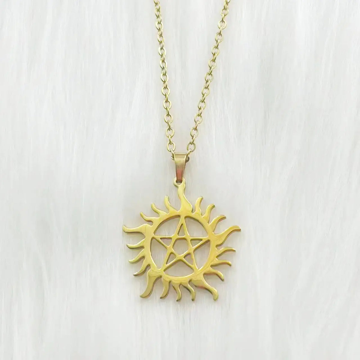Pendentif Pentacle protection ref 02