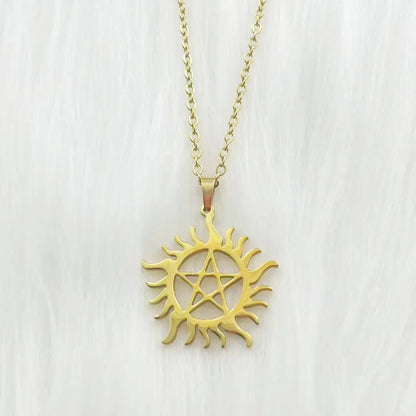 Pendentif Pentacle protection ref 02