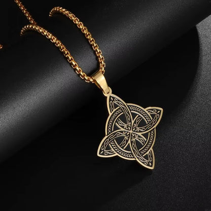 Pendentif noeud de sorcière (Wiccan) mapierredeprotection