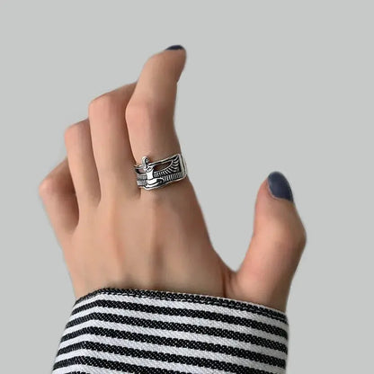 Bague réglable Isis acier inoxydable