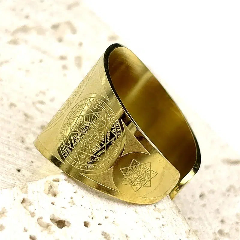 Bague réglable Sceau des 7 Archanges mapierredeprotection