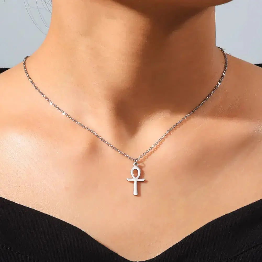 Collier pendentif Croix de Ankh