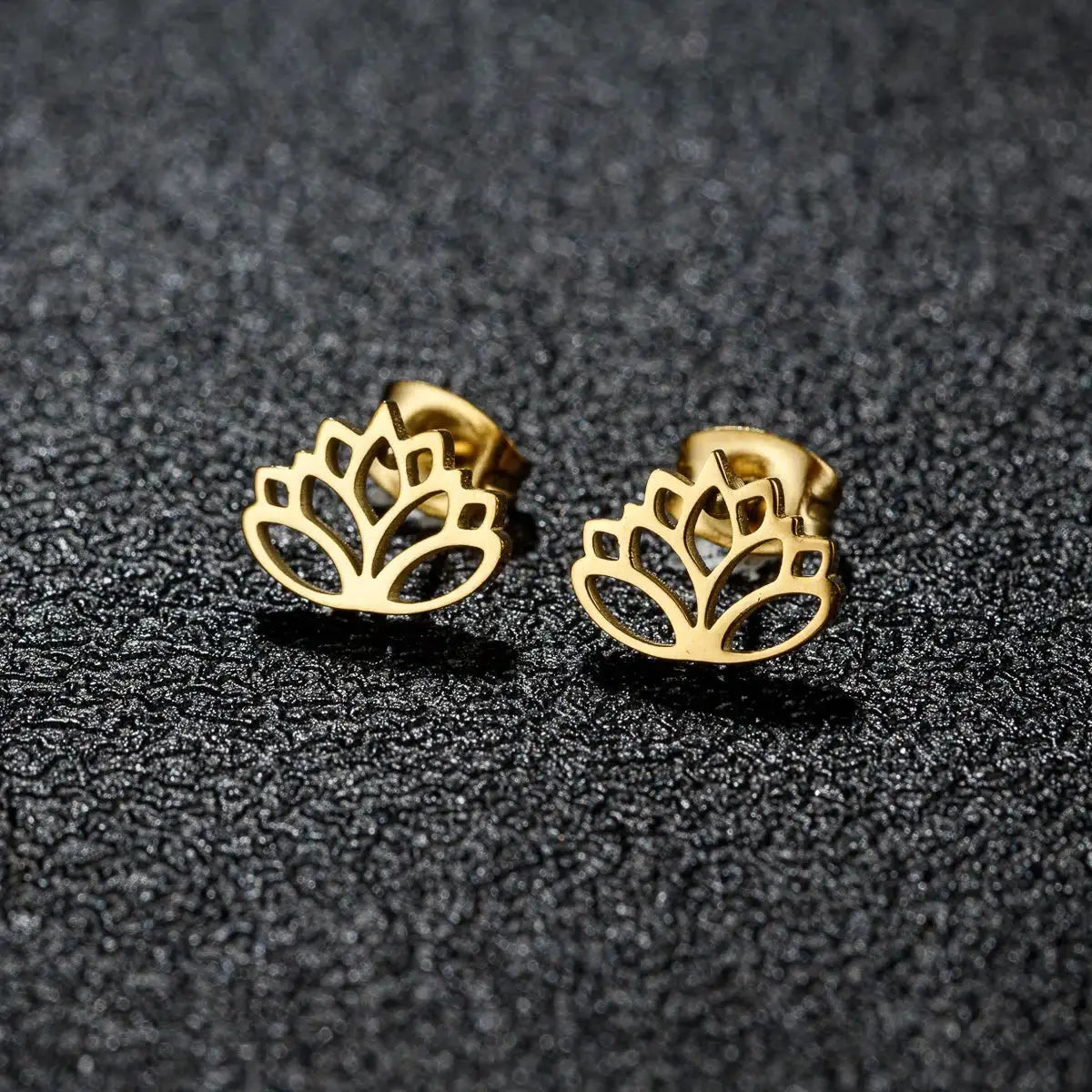 Boucles d’oreilles fleur de Lotus