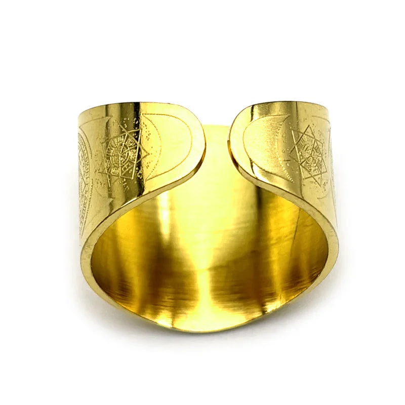 Bague réglable Sceau des 7 Archanges mapierredeprotection