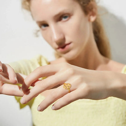 Bague Croix de Ankh réglable ref 02