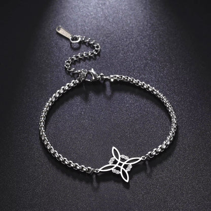 Bracelet noeud de sorcière (Wiccan) mapierredeprotection