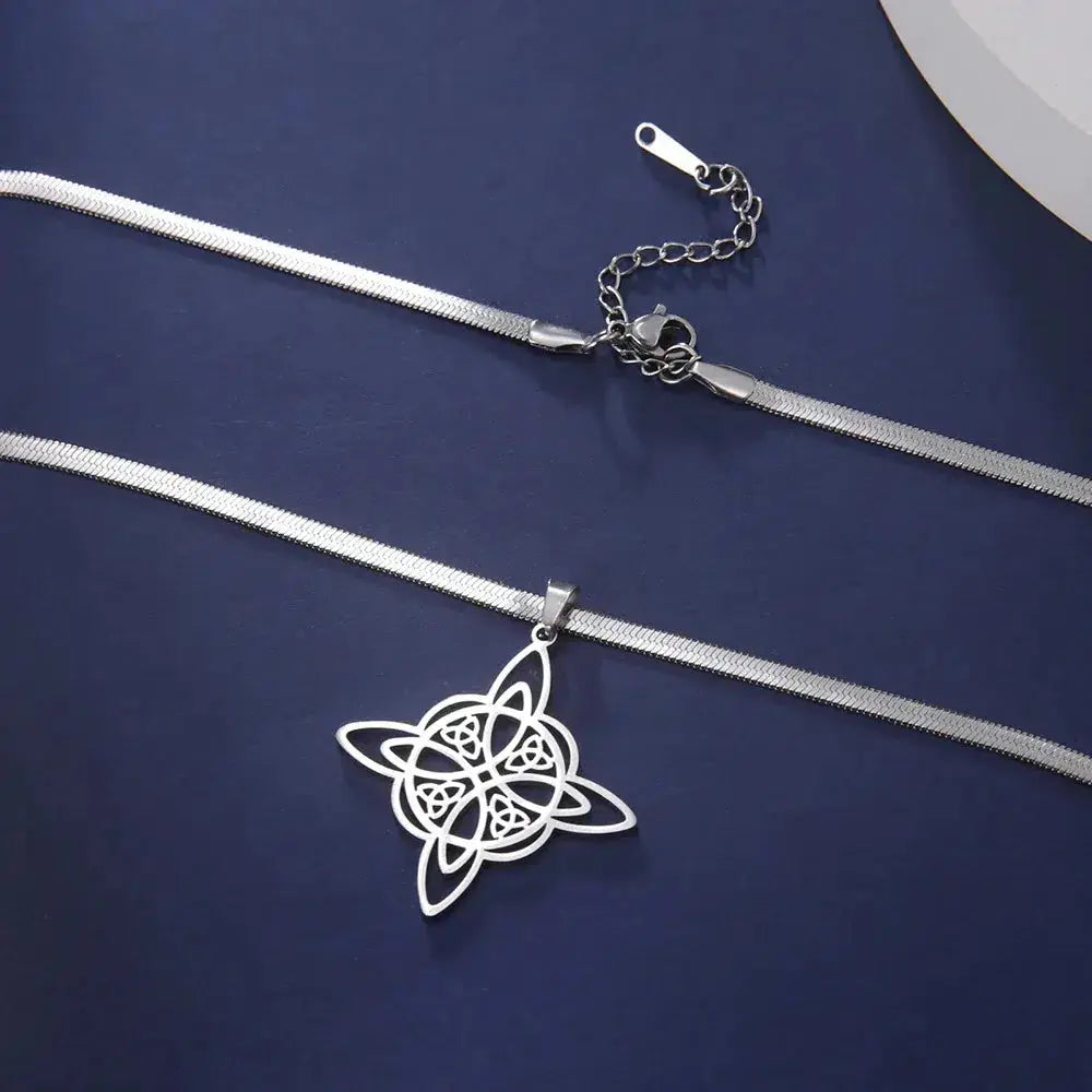 Pendentif noeud de sorcière (Wiccan) ref 03 mapierredeprotection