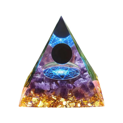 Orgonite "fleur de Lotus "en Améthyste MaPierreDeProtection®