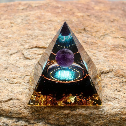 Orgonite Signe Astrologique - Ancrage et Quiétude MaPierreDeProtection®