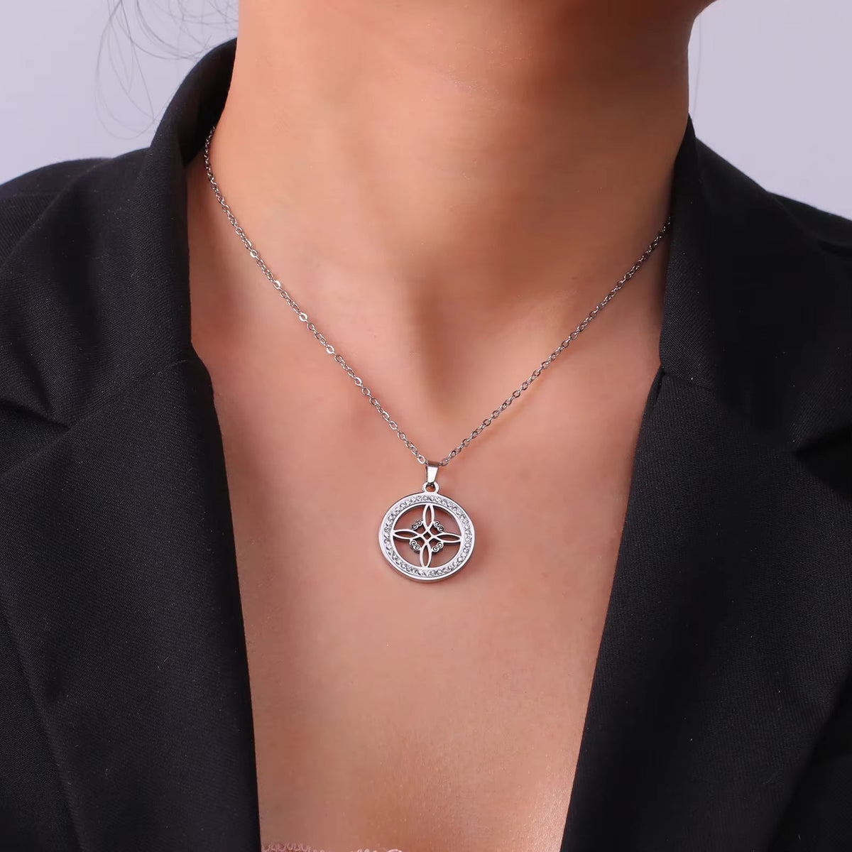 Pendentif noeud de sorcière (Wiccan) ref 09 mapierredeprotection