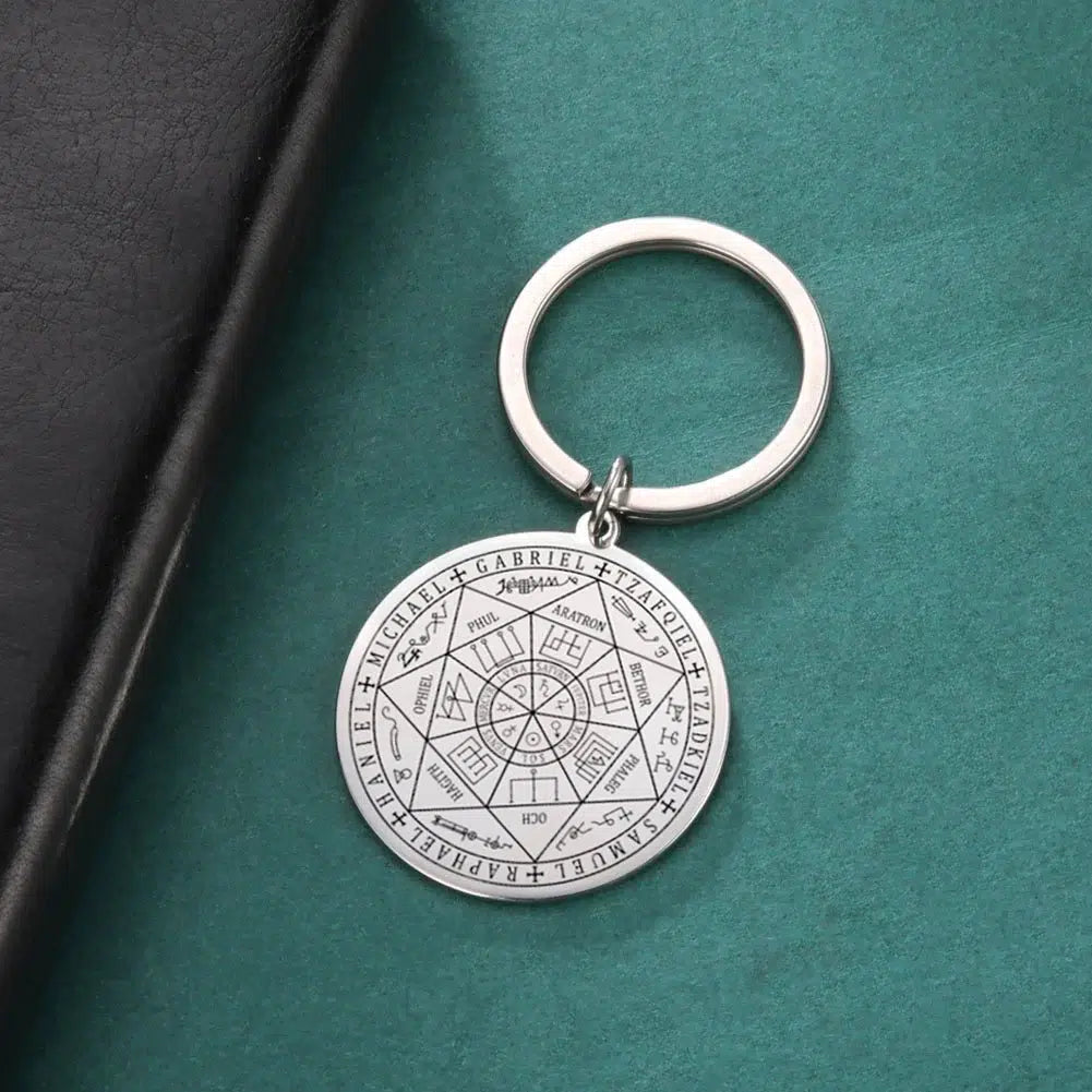 Porte-clés Sceau des 7 Archanges mapierredeprotection